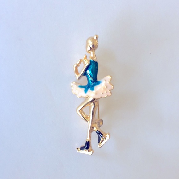 ๐50% OFF/3+...Enamel Skating Girl Brooch - Picture 3 of 7